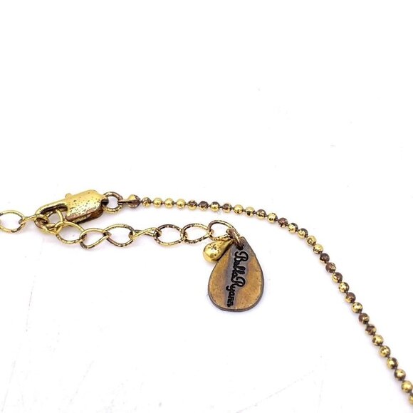 Bella Ryann Chain "Love" Pendant Necklace Gold Tone Lobster Closure Signed 18" - Picture 4 of 4